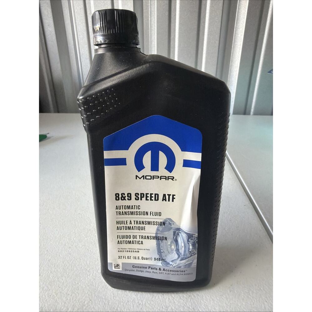1 Quart Genuine Mopar 8 & 9 Speed Automatic Transmission Fluid 68218925AB